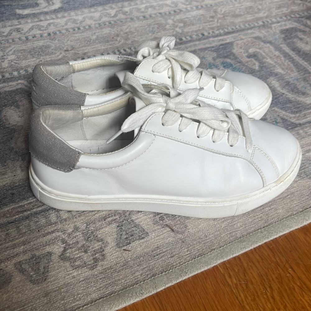 White Leather Sneakers